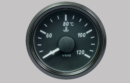 SingleViu Coolant Temperature Gauge 120°C